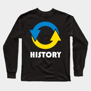 History Repeating, USA With Ukraine, Stop War In Ukraine Long Sleeve T-Shirt